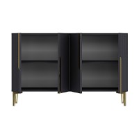 Dulăpior Hanah Home Evva 120 Anthracite Gold imaginea #6 — magazin online Desire.md