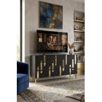 Dulăpior Hanah Home Ece 120 Anthracite Gold imaginea #2 — magazin online Desire.md