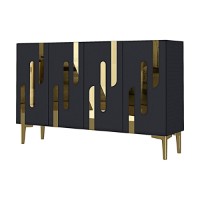 Dulăpior Hanah Home Ece 120 Anthracite Gold imaginea #3 — magazin online Desire.md