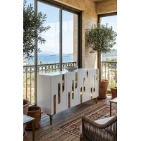 Dulăpior Hanah Home Ece 120 White Gold imaginea #4 — magazin online Desire.md