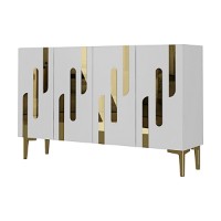 Dulăpior Hanah Home Ece 120 White Gold imaginea #5 — magazin online Desire.md