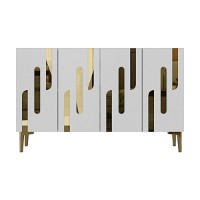 Dulăpior Hanah Home Ece 120 White Gold imaginea #6 — magazin online Desire.md
