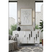 Dulăpior Hanah Home Ece 120 White Silver imaginea #3 — magazin online Desire.md