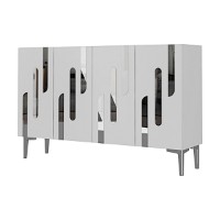 Dulăpior Hanah Home Ece 120 White Silver imaginea #5 — magazin online Desire.md
