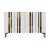Dulăpior Hanah Home Mia 120 White Gold imaginea #4 — magazin online Desire.md
