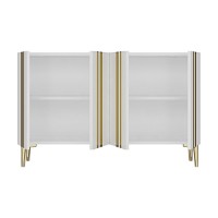 Dulăpior Hanah Home Mia 120 White Gold imaginea #5 — magazin online Desire.md