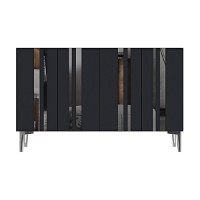 Dulăpior Hanah Home Mia 120 Anthracite Silver imaginea #3 — magazin online Desire.md