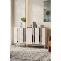 Dulăpior Hanah Home Mia 120 White Silver