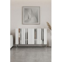 Dulăpior Hanah Home Mia 120 White Silver imaginea #2 — magazin online Desire.md