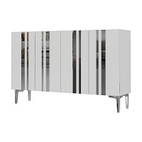 Dulăpior Hanah Home Mia 120 White Silver imaginea #3 — magazin online Desire.md