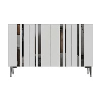 Dulăpior Hanah Home Mia 120 White Silver imaginea #4 — magazin online Desire.md