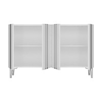 Dulăpior Hanah Home Mia 120 White Silver imaginea #5 — magazin online Desire.md