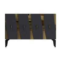 Dulăpior Hanah Home Elips 120 Anthracite Gold imaginea #5 — magazin online Desire.md
