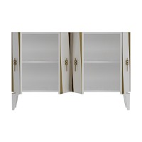 Dulăpior Hanah Home Elips 120 White Gold imaginea #6 — magazin online Desire.md