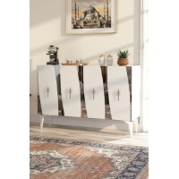 Dulăpior Hanah Home Elips 120 White Silver imaginea #2 — magazin online Desire.md