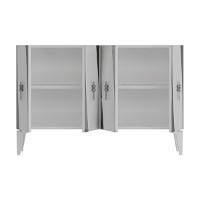 Dulăpior Hanah Home Elips 120 White Silver imaginea #6 — magazin online Desire.md