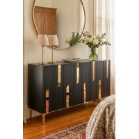 Dulăpior Hanah Home Nota 120 Anthracite Gold imaginea #2 — magazin online Desire.md