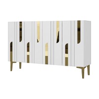 Dulăpior Hanah Home Nota 120 White Gold imaginea #4 — magazin online Desire.md