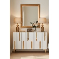 Dulăpior Hanah Home Nota 120 Sapphire Oak White Gold imaginea #2 — magazin online Desire.md