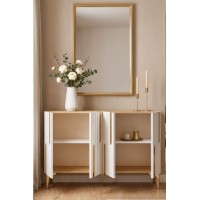 Dulăpior Hanah Home Nota 120 Sapphire Oak White Gold imaginea #3 — magazin online Desire.md