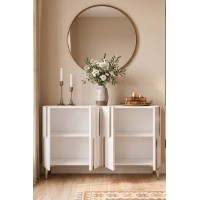 Dulăpior Hanah Home Nota 120 White Silver imaginea #3 — magazin online Desire.md