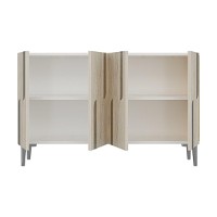 Dulăpior Hanah Home Nota 120 White Travertine Silver imaginea #6 — magazin online Desire.md
