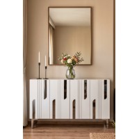 Dulăpior Hanah Home Nota 120 Sapphire Oak White Silver