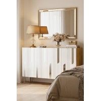Dulăpior Hanah Home Nota 120 Sapphire Oak White Silver imaginea #3 — magazin online Desire.md