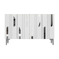 Dulăpior Hanah Home Nota 120 Sapphire Oak White Silver imaginea #5 — magazin online Desire.md