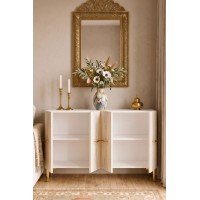 Dulăpior Hanah Home Slim 120 White Travertine imaginea #3 — magazin online Desire.md