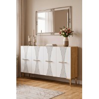 Dulăpior Hanah Home Slim 120 Sapphire Oak White