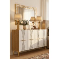 Dulăpior Hanah Home Slim 120 Sapphire Oak White imaginea #2 — magazin online Desire.md