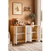 Dulăpior Hanah Home Slim 120 Sapphire Oak White imaginea #3 — magazin online Desire.md