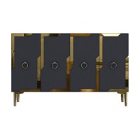 Dulăpior Hanah Home Seza 120 Anthracite Gold imaginea #5 — magazin online Desire.md