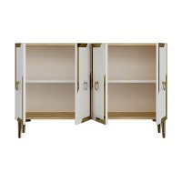Dulăpior Hanah Home Seza 120 Sapphire Oak White Gold imaginea #6 — magazin online Desire.md