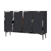 Dulăpior Hanah Home Seza 120 Anthracite Silver imaginea #4 — magazin online Desire.md