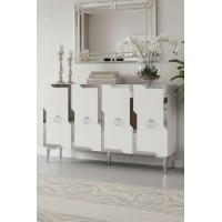 Dulăpior Hanah Home Seza 120 White Silver imaginea #3 — magazin online Desire.md