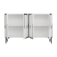 Dulăpior Hanah Home Seza 120 White Silver imaginea #6 — magazin online Desire.md
