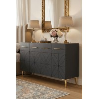 Dulăpior Hanah Home Eliz 120 Anthracite