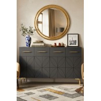Dulăpior Hanah Home Eliz 120 Anthracite imaginea #2 — magazin online Desire.md