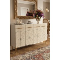 Dulăpior Hanah Home Eliz 120 White Travertine imaginea #2 — magazin online Desire.md