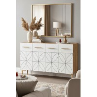 Dulăpior Hanah Home Eliz 120 Sapphire Oak White imaginea #3 — magazin online Desire.md