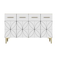 Dulăpior Hanah Home Eliz 120 Sapphire Oak White imaginea #5 — magazin online Desire.md