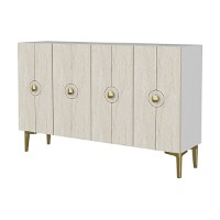 Dulăpior Hanah Home Enlem 120 White Travertine imaginea #4 — magazin online Desire.md