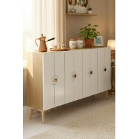 Dulăpior Hanah Home Enlem 120 Sapphire Oak White imaginea #2 — magazin online Desire.md