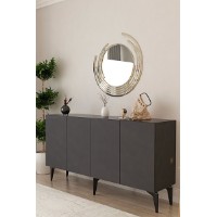 Dulăpior Hanah Home Lipa 150 Anthracite imaginea #2 — magazin online Desire.md