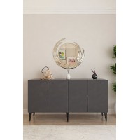 Dulăpior Hanah Home Lipa 150 Anthracite imaginea #3 — magazin online Desire.md