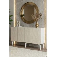 Dulăpior Hanah Home Lipa 150 White Travertine