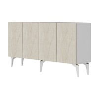 Dulăpior Hanah Home Lipa 150 White Travertine imaginea #4 — magazin online Desire.md