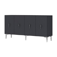 Dulăpior Hanah Home Salkim 150 Anthracite Silver imaginea #4 — magazin online Desire.md